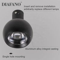 Vente de gros Insérez et retirez 360 ° Rotation Plafond Moderne Spot Blanc Led Downlight Spot Magnétique