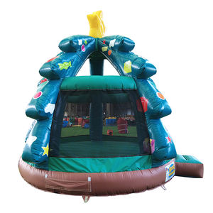 WINSUN Château gonflable commercial d'extérieur pour enfants, trampoline arbre de Noël en PVC, certifié CE, sans plomb, ignifuge, facile à monter - Product Image 3