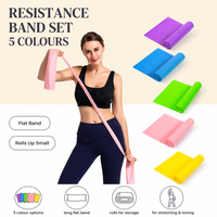 Bandes de Résistance Imprimées JOYFIT en Latex pour Traction et Étirements – Kit de Gym Personnalisable avec Logo – Prix Usine en Gros – Faible MOQ
