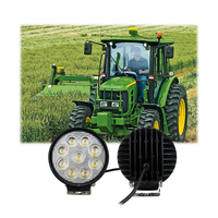 Le tracteur rond 27W a mené la lumière de travail faisceau d'inondation de 5 pouces de large a mené la lampe de travail pour la machine agricole