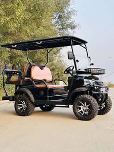 Voiturette de golf électrique tout-terrain surélevée à 4 places, stable et confortable, fabriquée en usine - Product Image 4