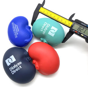 Özel Renkli Reklam Amaçlı İş Hediyesi Yumuşak PU Böbrek Şeklinde Stimüle Edici Organ Oyuncakları Stres Topu Hastane Stres Giderici - Product Image 6
