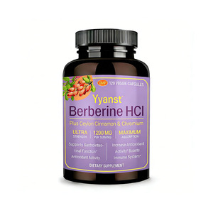 High quality private label chromium & Berberine HCL capsule Prevents <b>Oxidative</b> Stress & Promotes Heart Health - Product Image 1