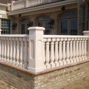 Barandilla <span class=keywords><strong>de</strong></span> escalera moderna tallada a mano personalizada, <span class=keywords><strong>precio</strong></span> <span class=keywords><strong>de</strong></span> balaustre <span class=keywords><strong>de</strong></span> balcón <span class=keywords><strong>de</strong></span> <span class=keywords><strong>granito</strong></span> blanco y mármol - Product Image 5