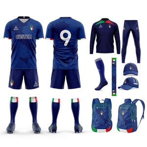 Custom High Quality Club <b>Soccer</b> Uniforms <b>Soccer</b> Wear Kit Short Sleeve <b>Soccer</b> Wear Jersey Set Football Uniform - Product Image 1