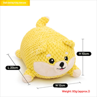 Jouets à mâcher pour chien en peluche durable et couineurs, indestructibles pour le jeu interactif et le nettoyage des dents en cas de poussée dentaire