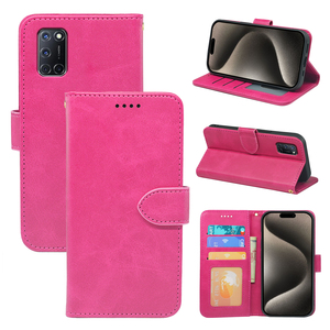 Funda magnética tipo cartera para teléfono OPPO A98 A54S A53S A35 <span class=keywords><strong>A33</strong></span> A31 A2M A17K A16S A15 A11S A11K <span class=keywords><strong>A1</strong></span> A92 con soporte y ranura para tarjetas - Product Image 1