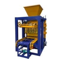 Machine à blocs de béton multi-moules QTJ4-24 pour la fabrication de briques, de blocs creux, de pavés et de bordures routières