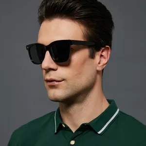 New Luxury Designer Acetate Frames Sunglass Women Sun Glass Polarized Trendy Retro Square Ladies Sunglasses Men