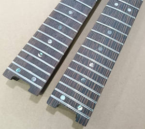 Cuello de guitarra <span class=keywords><strong>sin</strong></span> <span class=keywords><strong>cabeza</strong></span> de madera de Wenge, 24 trastes, cuello de madera de ala de <span class=keywords><strong>pollo</strong></span> - Product Image 5