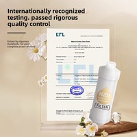 Filtre de douche à la vitamine C pour eau dure, accessoires de salle de bain, élimine le chlore, le fluorure et les métaux lourds