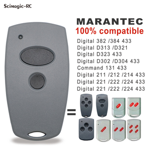 Marantec-Duplicateur De Télécommande De Porte De Garage Numérique, Code Des Partenaires, Série 433MHz, D302, D304, D382, D384 - Product Image 2