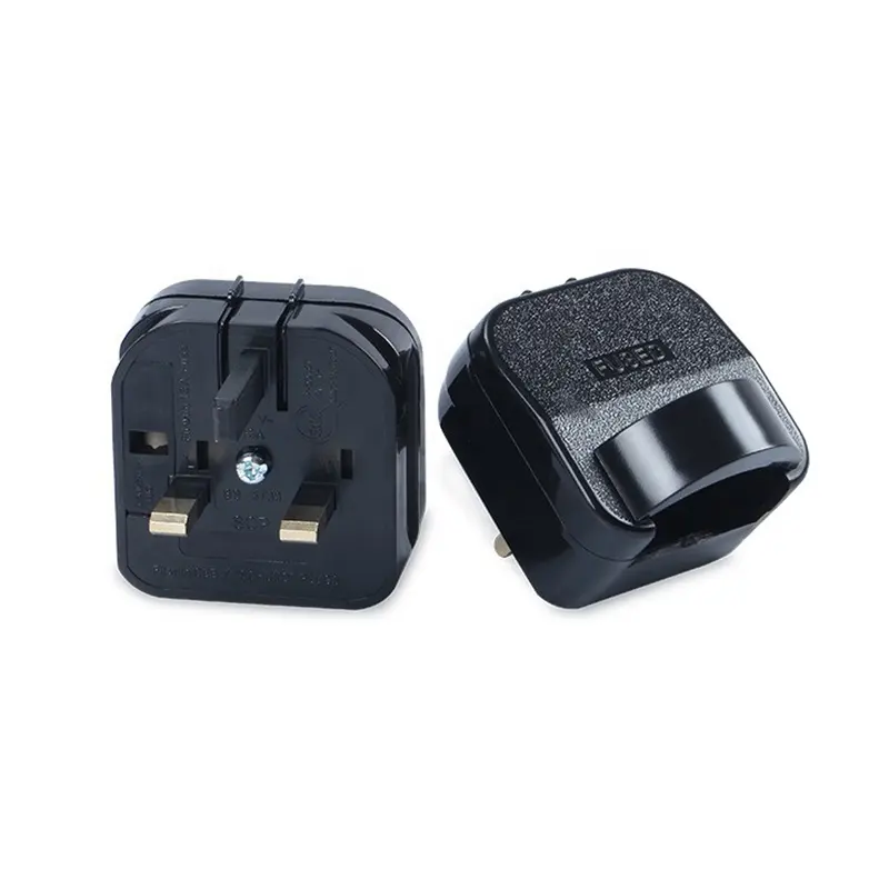 cantell BS5733 13A UK Fused Electrical Power Plug European America Wiring Power Cord Connector US EU Plug Converter