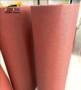 Rollo Jumbo de óxido de aluminio de alta calidad, bandas de arena de tela de esmeril abrasivas para convertidor de pulido - Product Image 3