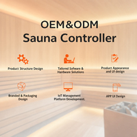 Contrôleur de sauna intelligent avec application WiFi, écran tactile, compatible avec les systèmes de contrôle de sauna à vapeur sèche