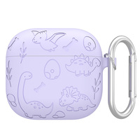 Étui de protection antichoc écologique pour AirPods 4 et AirPods Pro 3, design mignon de couleur unie, étui souple en silicone