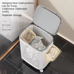 Cesto para <span class=keywords><strong>Ropa</strong></span> Sucia <span class=keywords><strong>de</strong></span> Gran Capacidad, Plegable, para Otoño e Invierno, Almacenamiento <span class=keywords><strong>de</strong></span> <span class=keywords><strong>Ropa</strong></span> para Baño y <span class=keywords><strong>Lavadero</strong></span> - Product Image 5