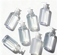 Bouteille PET personnalisée de 300 ml pour lotion lavante pour les mains, emballage haut de gamme pour savon liquide