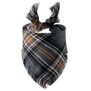 Serviette anti-bave pour animaux de compagnie, bandana pour chien, turban pour animaux de compagnie, foulard pour chien, bavoir pour animaux de compagnie, style à carreaux et rayures avec pompons, lavable, personnalisable - Product Image 6