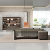 Mobilier de bureau personnalisé de luxe CEO Boss Table Office Executive Desk