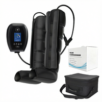 Bottes de récupération à 6 chambres, masseur de jambes électrique à compression d'air, écran LCD couleur, pression réglable, vente en gros pour athlètes, usage quotidien
