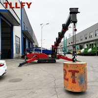 Équipement de levage pour la construction : Grue araignée 8 tonnes, entraînement hydraulique, palan sur chenilles, double alimentation diesel-électrique, rotation à 360°