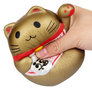 Cute Cat Pu Foam Slow <b>Rebound</b> Toy Decor 5 To 7 Years Unisex Fidget Cube - Product Image 1