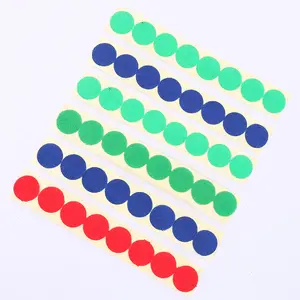 Round Eco-Friendly Self Adhesive Hook And Loop Dot and elastic Strap adhesive hook and loop dots