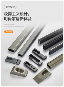 Tiges de cintre en alliage d'aluminium épaissi, tiges de séchage de vêtements de garde-robe à bride - Product Image 6