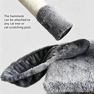 Arbre à chat multi-niveaux avec sac de rangement pour chat et alternative au hamac - Pochette de rangement pour chat peu encombrante - Product Image 6