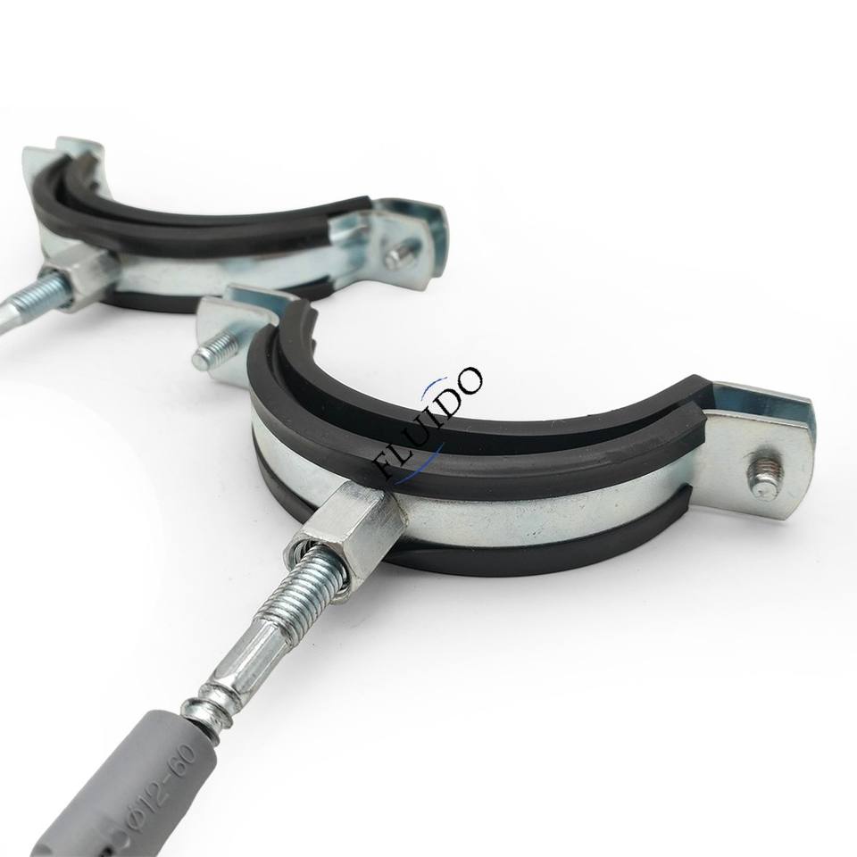 Carbon Steel Flexible Pipe Hanger Clamp with Screw for Pipe Supporting ...