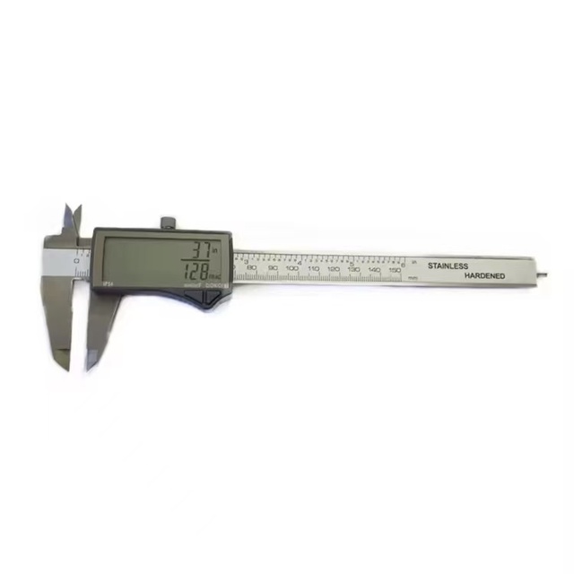 High Precision Metric Stainless Steel Digital Vernier Caliper Measuring Tool with 150mm Range for Industrial Use