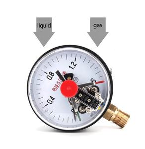 चीन दबाव गेज चुंबकीय रूप से सहायता प्राप्त विद्युत दबाव गेज तेल वायु मानोमीटर दबाव गेज स्टेनलेस स्टील - Product Image 4