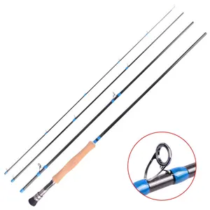 New Arrival Carbon Fiber Fly Rods 4 Pcs Carbon Fiber Fly Fishing Rods Fishing Accessories 24T Carbon Spinning Fishing Rods