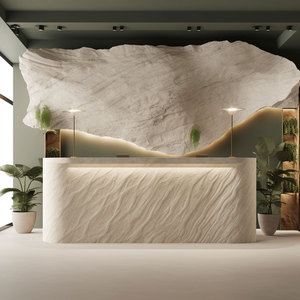 Otel giyim mağazası için Alien fiberglas High-End resepsiyon masası kahve dükkanı güzellik salonu-ön büro sayaç kasiyer masa - Product Image 1