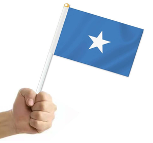 Articoli di promozione colore <span class=keywords><strong>blu</strong></span> <span class=keywords><strong>stella</strong></span> <span class=keywords><strong>bianca</strong></span> <span class=keywords><strong>bandiere</strong></span> nazionali di tutti i paesi che sventolano bandiera dell'onda della mano Somali - Product Image 4