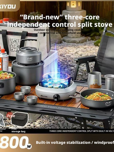 Nouvelle cuisinière à <span class=keywords><strong>gaz</strong></span> portable de type cassette 8800W haute puissance 2026 pour camping en extérieur et préparation du thé - Product Image 3