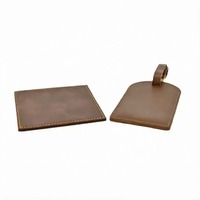 Étiquette de bagage personnalisée en cuir PU, étiquette de nom de voyage personnalisée, étiquette de valise avec logo pour cadeau promotionnel d'entreprise