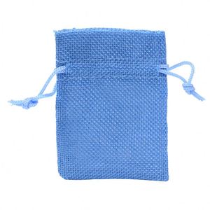 Bolsa de Regalo para Joyería, Color Original Berge, Tela Personalizada de Color, Correa de Yute Vintage, Tamaño Pequeño, Estilo Plegable, Cierre de Cremallera - Product Image 2