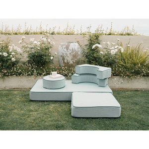 Hodon di alta qualità esterno a righe comodo divano cuscino con diverse forme, liberamente combinato Set - Product Image 5