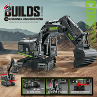 Camion Excavateur Télécommandé Chengji - Ensemble de Jouets Véhicules d'Ingénierie RC - Design Cool - Camions de Construction RC 1:16