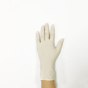 Gants jetables en latex de caoutchouc 100% à bon prix, poudrés/sans poudre, lisses/texturés, fabriqués en Malaisie, blanc laiteux - Product Image 4