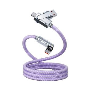 Cables de Datos de Carga Rápida USB Tipo C 100W con Rotación de 540 Grados, Cable Trenzado de Alta Calidad para Teléfono - Product Image 1