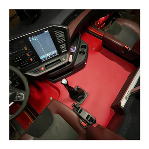 Alfombrillas de Lujo para Camiones GANE, Compatibles con Mack Anthem 2018-Actualidad, Juego Completo para Piso, Cuero de Alta Calidad Resistente al Desgaste, Diseño a Cuadros, 10MM - Product Image 4