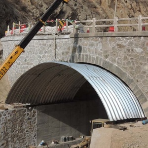 Matériaux de construction de ponts, <span class=keywords><strong>tuyau</strong></span> de drainage en acier ondulé semi-circulaire - Product Image 1