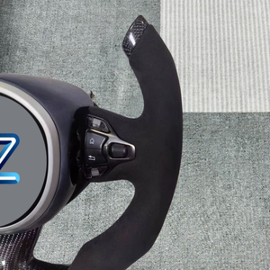 Volante Deportivo Personalizado YZ de Fibra de Carbono con Base Plana, Compatible con Aston DB9 V8 DB5 DB6 DB7 DB11 - Product Image 2