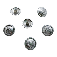 Bouton de blazer en laiton doré gaufré, bouton-pression uni à coudre pour costume ou manteau pour homme, boutons de manteau en métal doré pour la couture