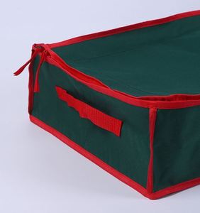 <b>XMAS</b> Decoration Storage Organiser Christmas Wrapping <b>Paper</b> Storage Bag with Interior Pockets - Product Image 3
