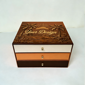 Boîte cadeau magnétique pliable de luxe pour chocolats, emballage rigide en papier avec insert séparateur pour bonbons et truffes - Product Image 5