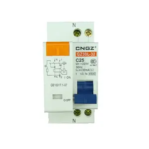 DPN DPNL MCB disyuntores RCBO RCCB 1P + N eléctrico inteligente disyuntor mcb 16a 20a 25a 32a